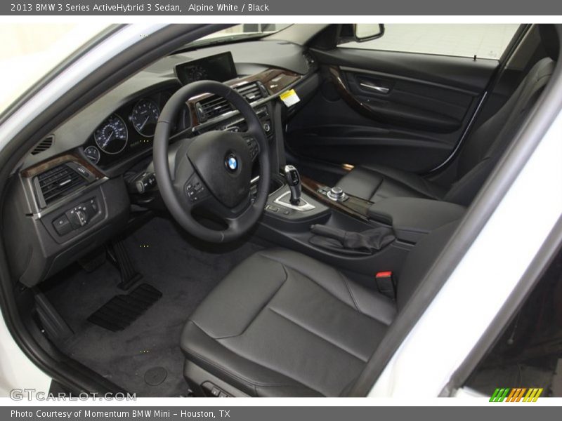 Black Interior - 2013 3 Series ActiveHybrid 3 Sedan 