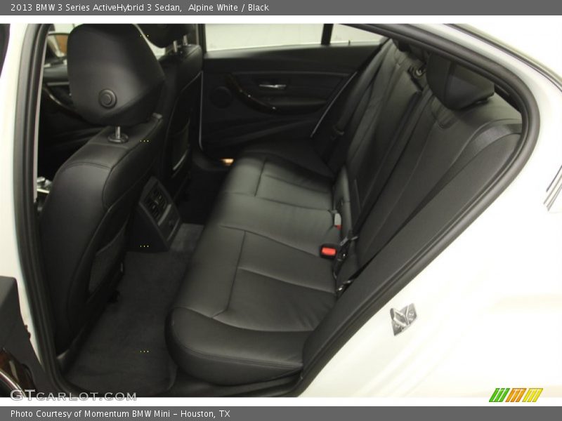 Rear Seat of 2013 3 Series ActiveHybrid 3 Sedan