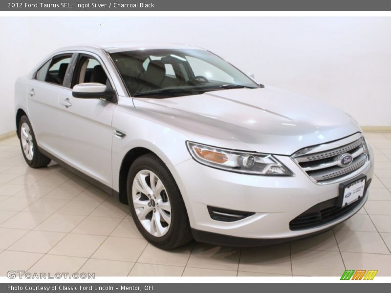 Ingot Silver / Charcoal Black 2012 Ford Taurus SEL