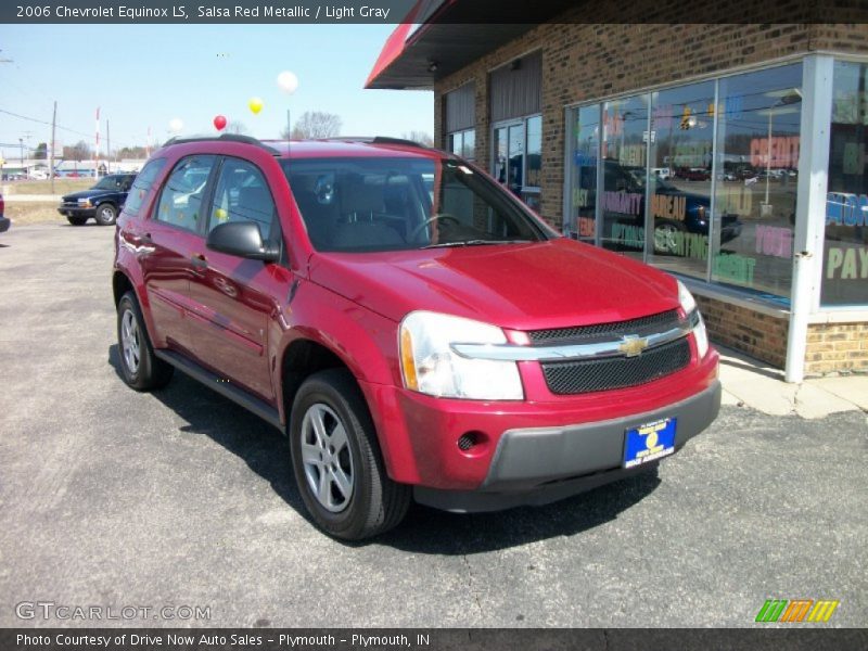 Salsa Red Metallic / Light Gray 2006 Chevrolet Equinox LS