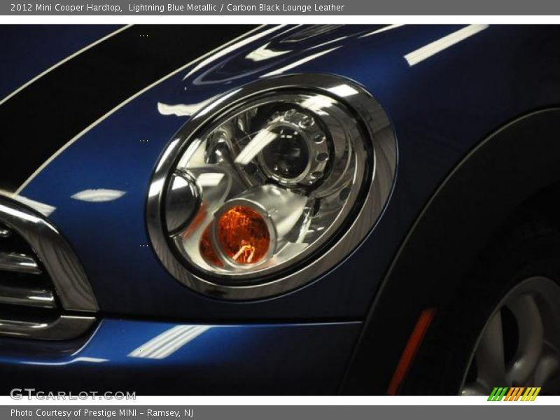 Lightning Blue Metallic / Carbon Black Lounge Leather 2012 Mini Cooper Hardtop