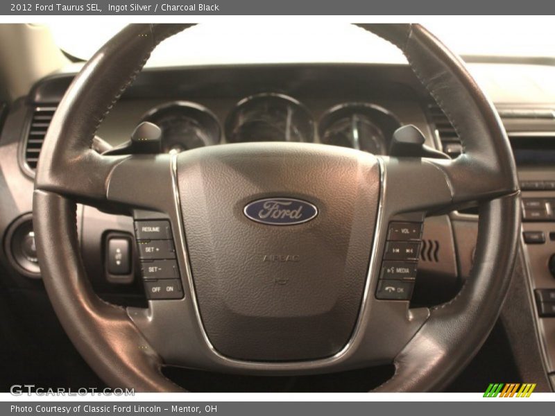Ingot Silver / Charcoal Black 2012 Ford Taurus SEL