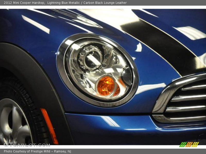 Lightning Blue Metallic / Carbon Black Lounge Leather 2012 Mini Cooper Hardtop
