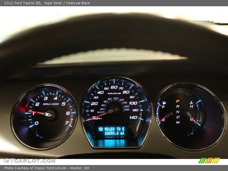 Ingot Silver / Charcoal Black 2012 Ford Taurus SEL