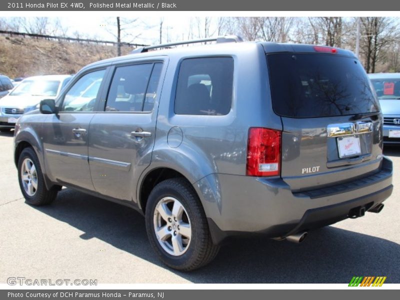 Polished Metal Metallic / Black 2011 Honda Pilot EX 4WD