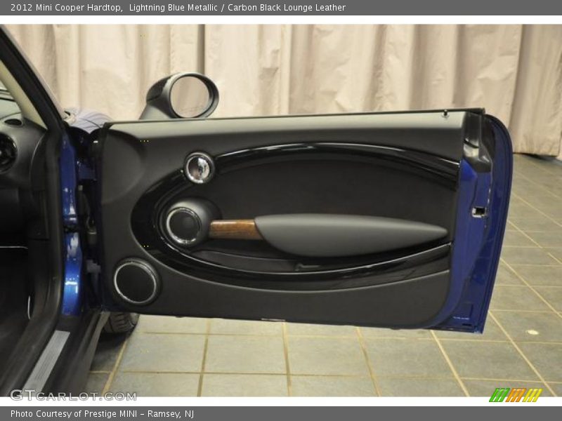 Lightning Blue Metallic / Carbon Black Lounge Leather 2012 Mini Cooper Hardtop