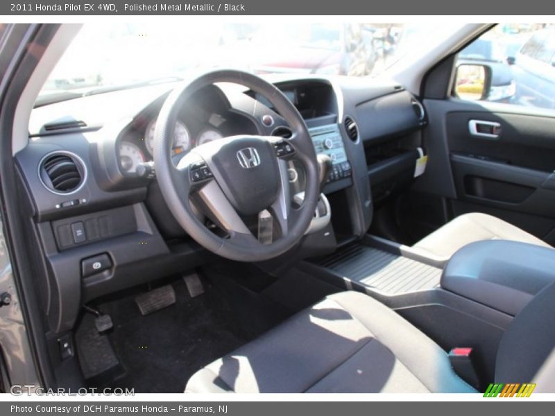 Polished Metal Metallic / Black 2011 Honda Pilot EX 4WD