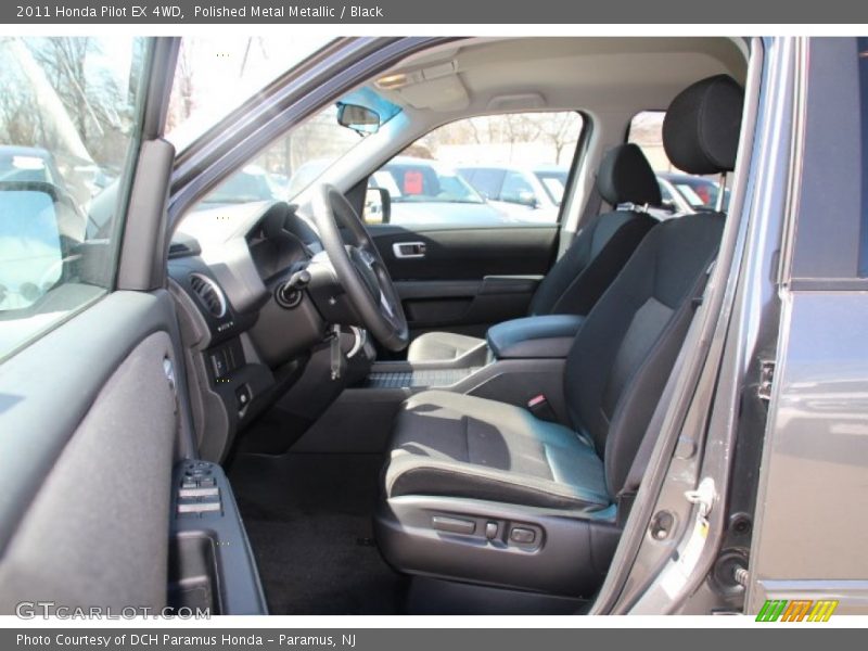 Polished Metal Metallic / Black 2011 Honda Pilot EX 4WD
