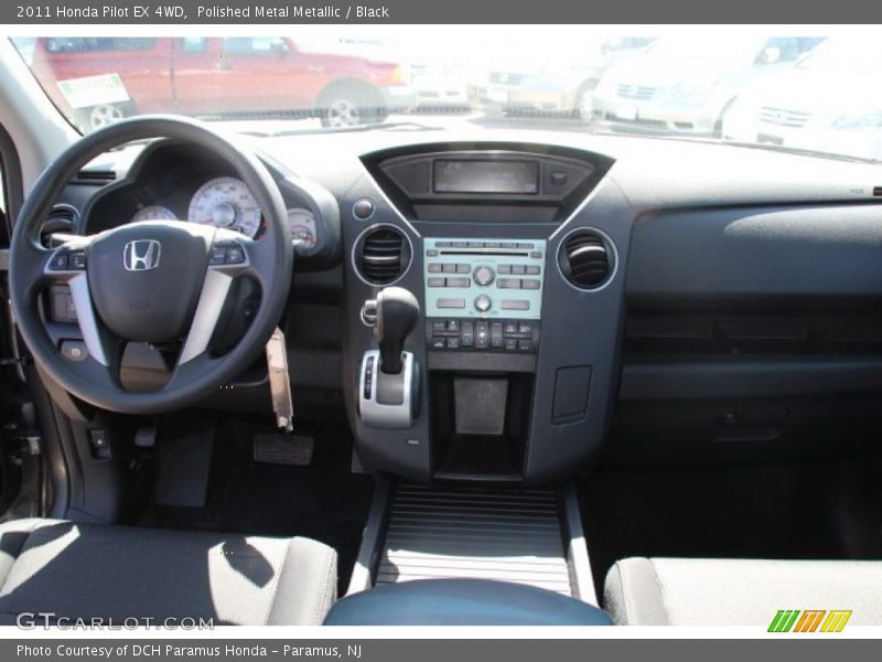 Polished Metal Metallic / Black 2011 Honda Pilot EX 4WD