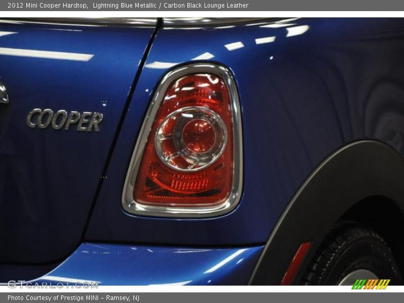 Lightning Blue Metallic / Carbon Black Lounge Leather 2012 Mini Cooper Hardtop