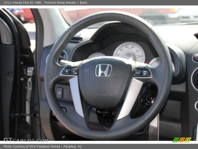 Polished Metal Metallic / Black 2011 Honda Pilot EX 4WD