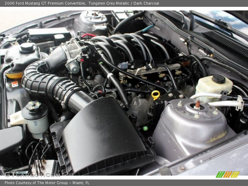 Tungsten Grey Metallic / Dark Charcoal 2006 Ford Mustang GT Premium Convertible
