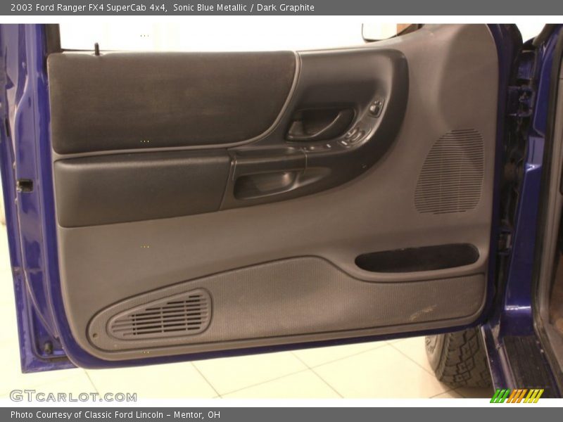 Door Panel of 2003 Ranger FX4 SuperCab 4x4