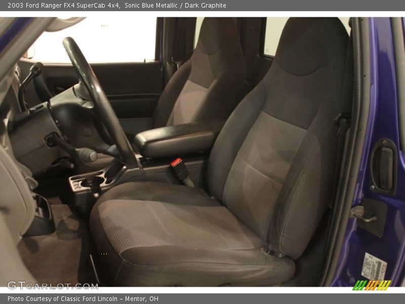  2003 Ranger FX4 SuperCab 4x4 Dark Graphite Interior