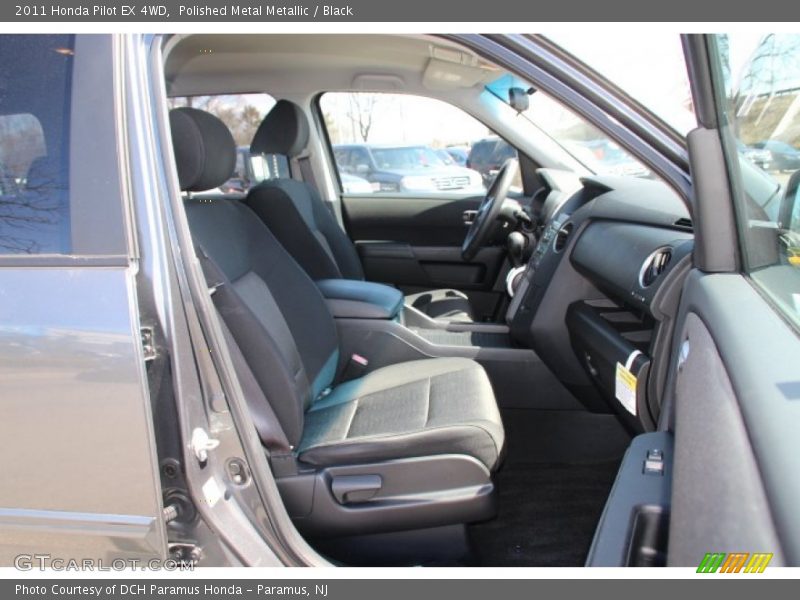 Polished Metal Metallic / Black 2011 Honda Pilot EX 4WD