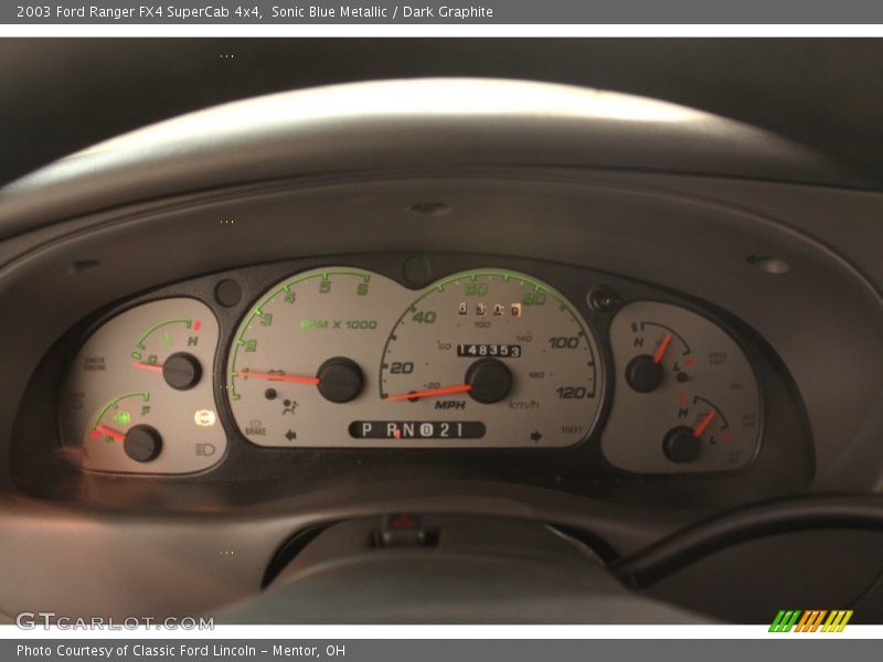  2003 Ranger FX4 SuperCab 4x4 FX4 SuperCab 4x4 Gauges