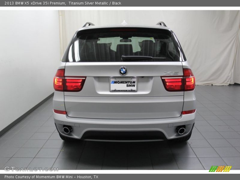 Titanium Silver Metallic / Black 2013 BMW X5 xDrive 35i Premium