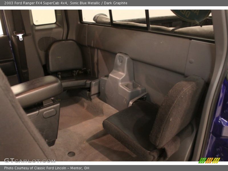 Rear Seat of 2003 Ranger FX4 SuperCab 4x4