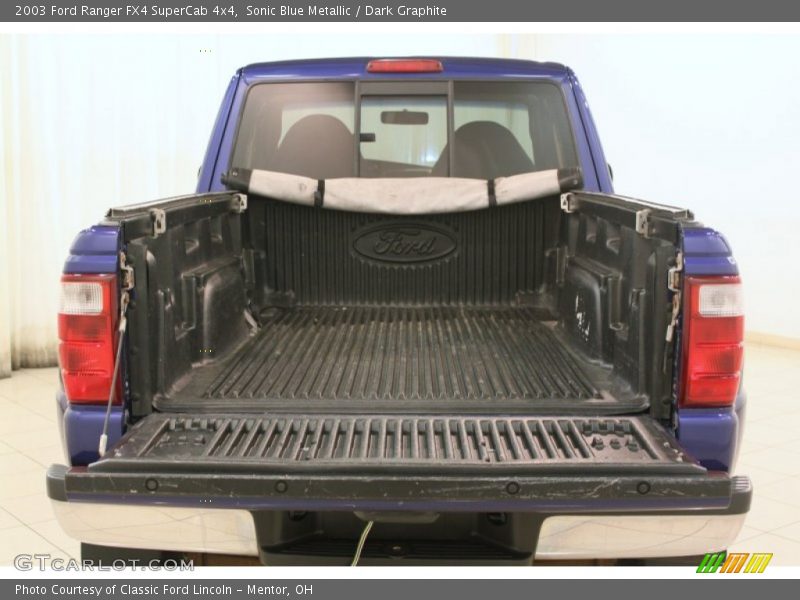 Sonic Blue Metallic / Dark Graphite 2003 Ford Ranger FX4 SuperCab 4x4