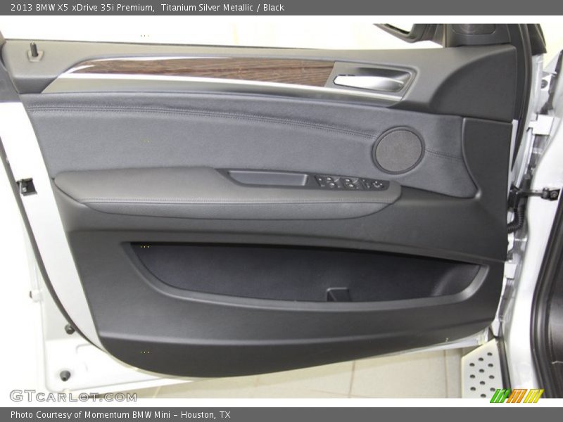 Titanium Silver Metallic / Black 2013 BMW X5 xDrive 35i Premium