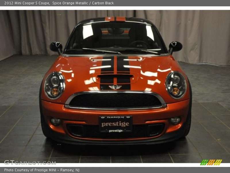 Spice Orange Metallic / Carbon Black 2012 Mini Cooper S Coupe