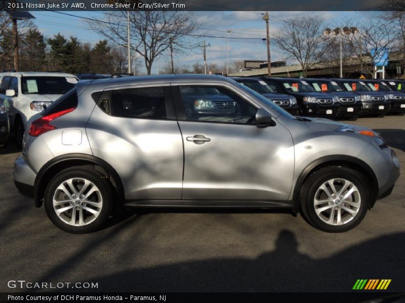 Chrome Silver / Gray/Silver Trim 2011 Nissan Juke SV AWD