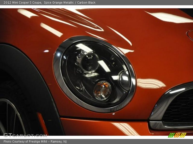 Spice Orange Metallic / Carbon Black 2012 Mini Cooper S Coupe