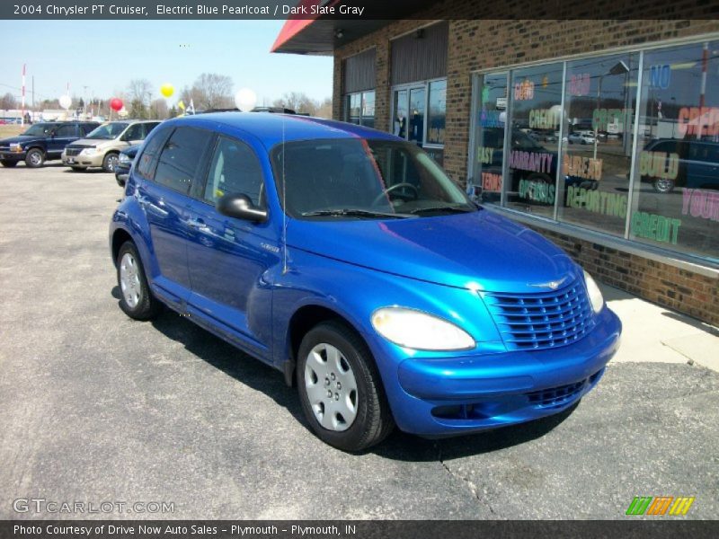 Electric Blue Pearlcoat / Dark Slate Gray 2004 Chrysler PT Cruiser