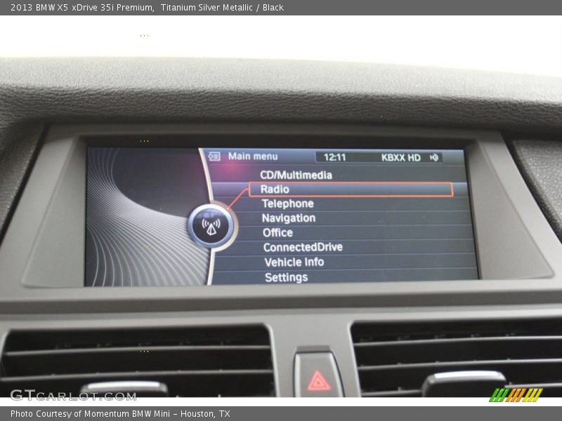 Titanium Silver Metallic / Black 2013 BMW X5 xDrive 35i Premium