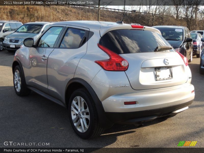 Chrome Silver / Gray/Silver Trim 2011 Nissan Juke SV AWD