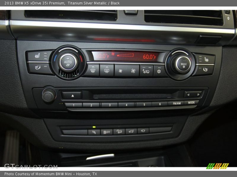 Titanium Silver Metallic / Black 2013 BMW X5 xDrive 35i Premium