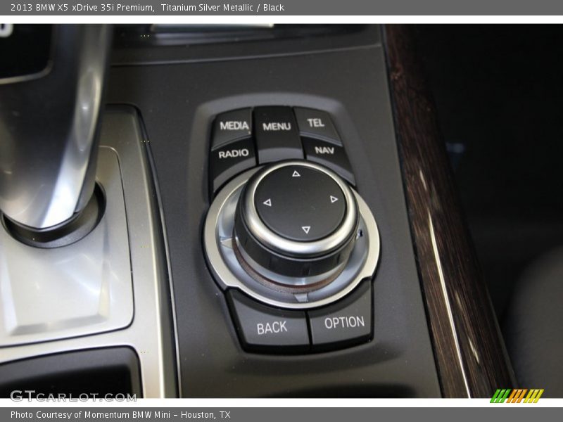 Titanium Silver Metallic / Black 2013 BMW X5 xDrive 35i Premium