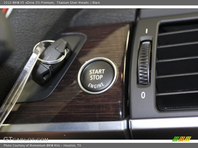 Titanium Silver Metallic / Black 2013 BMW X5 xDrive 35i Premium