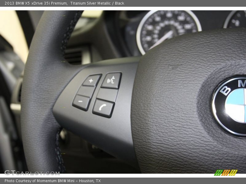 Titanium Silver Metallic / Black 2013 BMW X5 xDrive 35i Premium