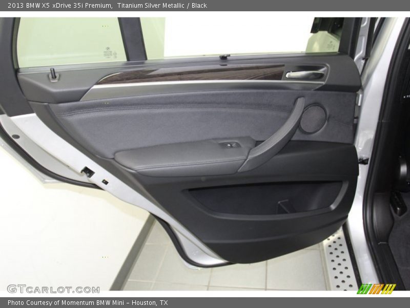 Titanium Silver Metallic / Black 2013 BMW X5 xDrive 35i Premium