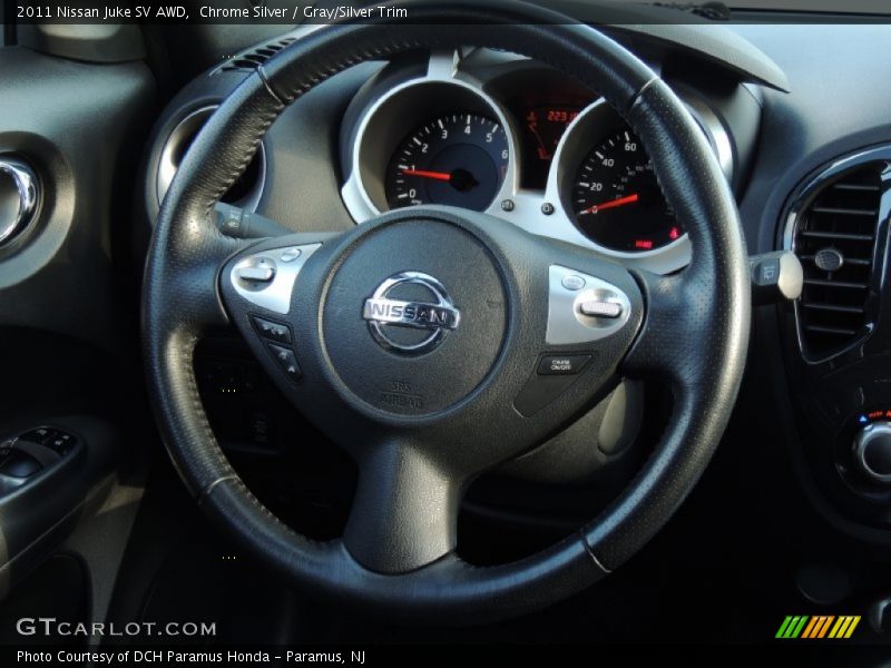 Chrome Silver / Gray/Silver Trim 2011 Nissan Juke SV AWD