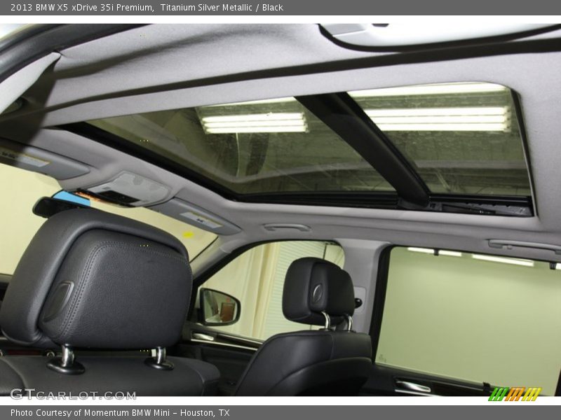 Titanium Silver Metallic / Black 2013 BMW X5 xDrive 35i Premium