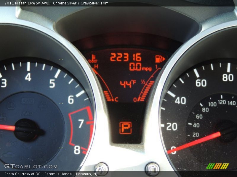 Chrome Silver / Gray/Silver Trim 2011 Nissan Juke SV AWD