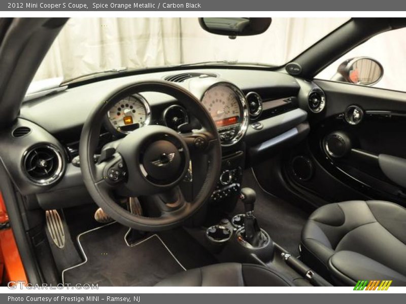  2012 Cooper S Coupe Carbon Black Interior