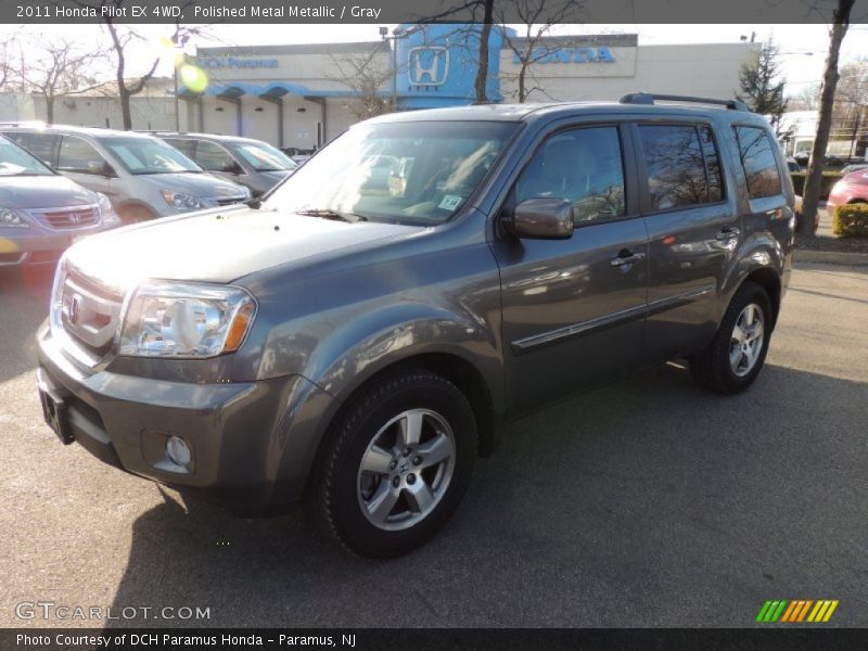 Polished Metal Metallic / Gray 2011 Honda Pilot EX 4WD