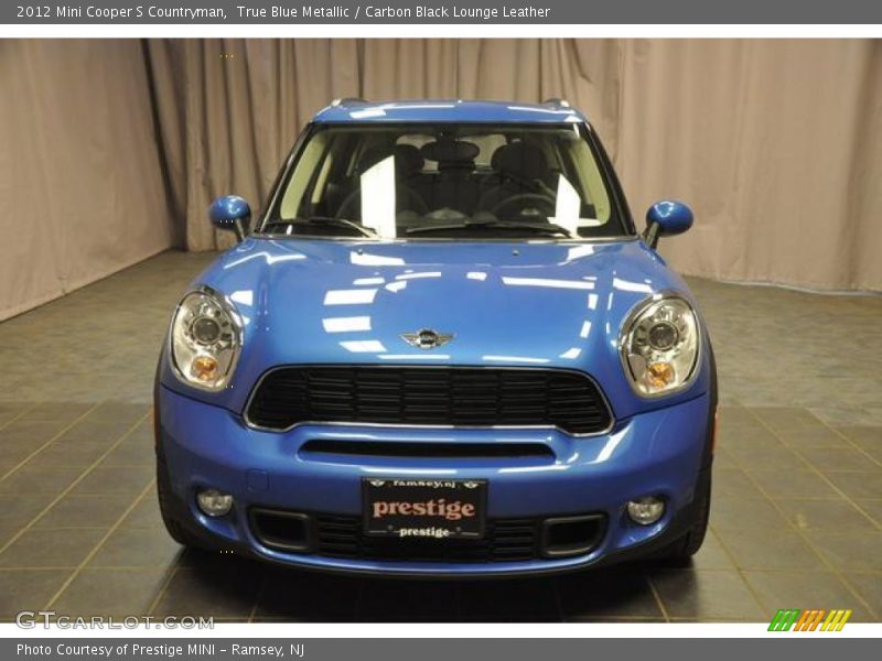 True Blue Metallic / Carbon Black Lounge Leather 2012 Mini Cooper S Countryman