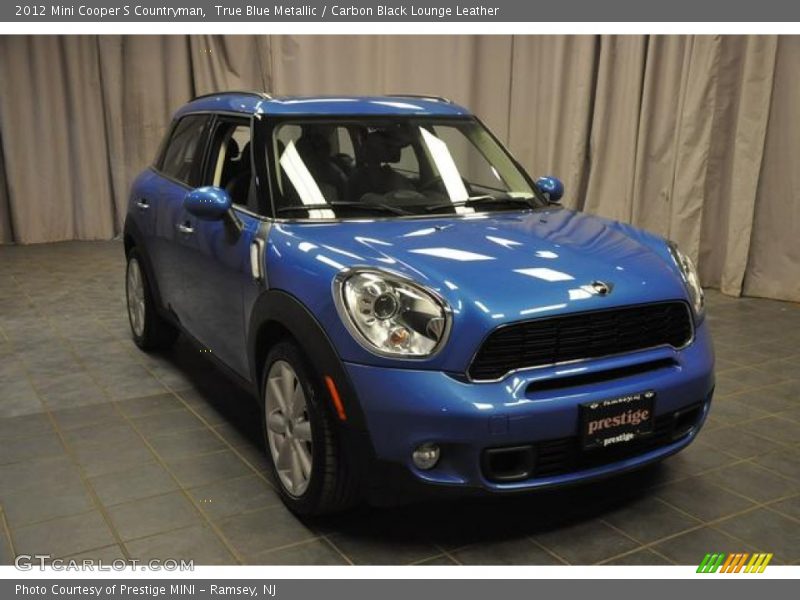True Blue Metallic / Carbon Black Lounge Leather 2012 Mini Cooper S Countryman