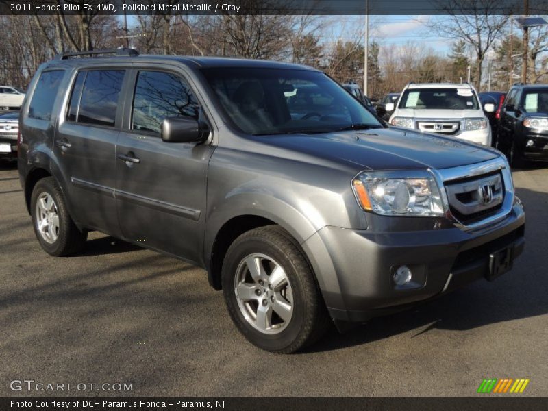 Polished Metal Metallic / Gray 2011 Honda Pilot EX 4WD