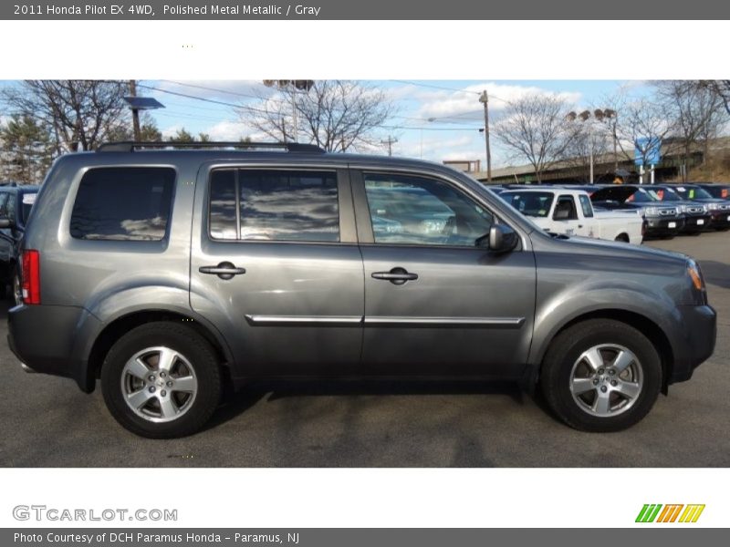 Polished Metal Metallic / Gray 2011 Honda Pilot EX 4WD