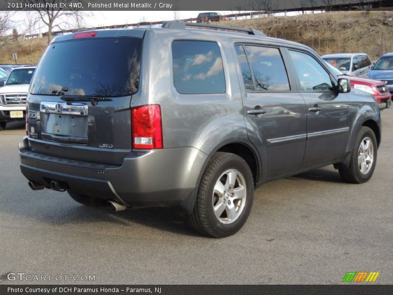 Polished Metal Metallic / Gray 2011 Honda Pilot EX 4WD