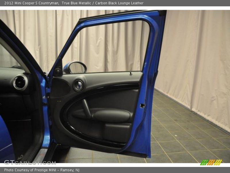 True Blue Metallic / Carbon Black Lounge Leather 2012 Mini Cooper S Countryman