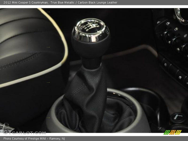 True Blue Metallic / Carbon Black Lounge Leather 2012 Mini Cooper S Countryman