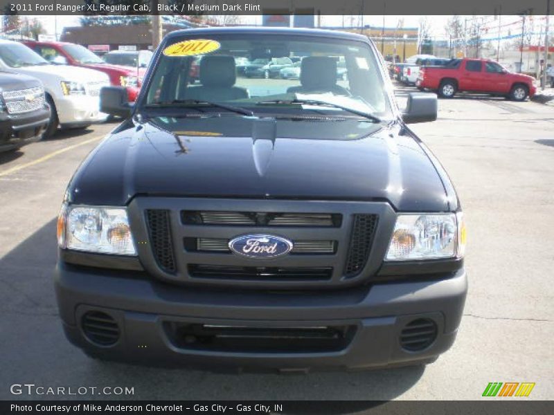 Black / Medium Dark Flint 2011 Ford Ranger XL Regular Cab