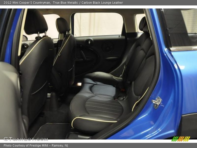 True Blue Metallic / Carbon Black Lounge Leather 2012 Mini Cooper S Countryman