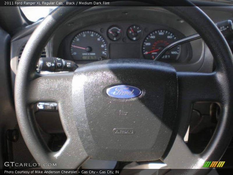 Black / Medium Dark Flint 2011 Ford Ranger XL Regular Cab